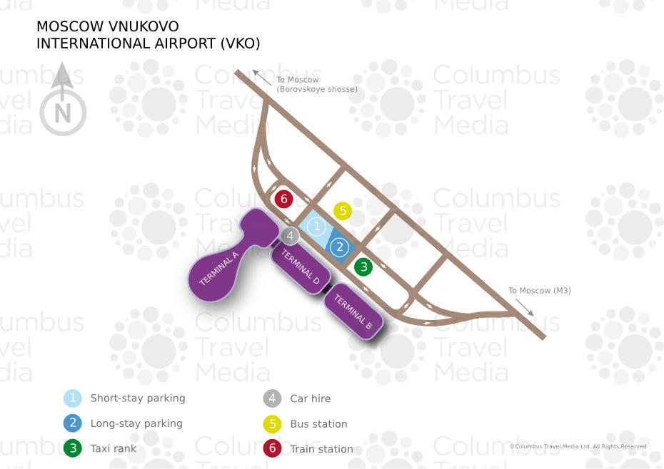 Vnukovo Moscow airport map transfer Vnukovo airport map