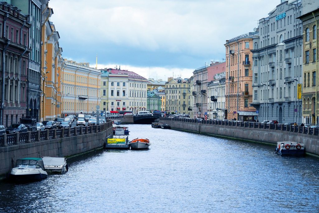 boat trip in St. Petersburg